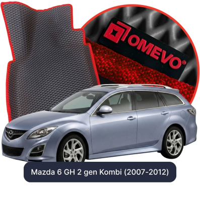 OMEVO EVA car mats for Mazda 6 GH 2nd gen Kombi (2007-2012)