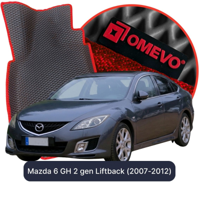 OMEVO EVA car mats for Mazda 6 GH 2nd gen Liftback (2007-2012)
