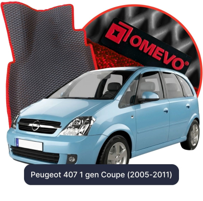 OMEVO EVA car mats for Opel Meriva A 1 gen Minivan (2003-2010)