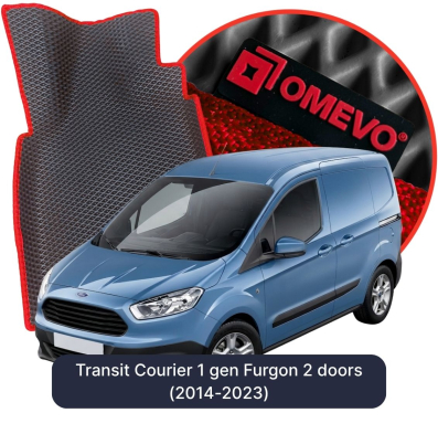 OMEVO EVA car mats for Ford Transit Courier 1 gen Van 2 doors (2014-2023)
