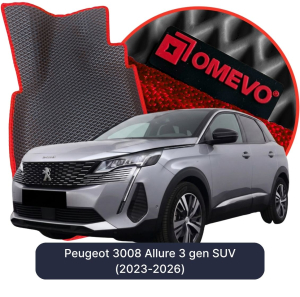 OMEVO 5D Pro EVA Mats for Peugeot 3008 Allure 3 gen SUV (2023-2026)