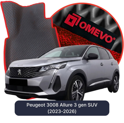 OMEVO EVA car mats for Peugeot 3008 Allure 3 gen SUV (2023-2026)