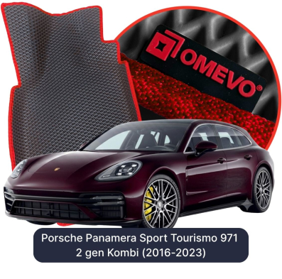 OMEVO EVA car mats for Porsche Panamera Sport Turismo 971 2 gen Kombi (2016-2023)