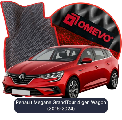 OMEVO EVA car mats for Renault Megane GrandTour 4 gen Wagon (2016-2024)