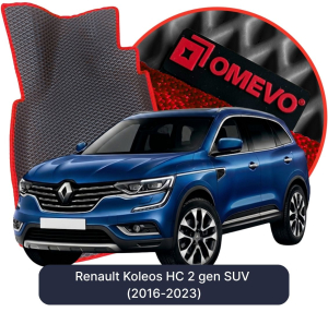 OMEVO 5D Pro EVA Mats for Renault Koleos HC 2 gen SUV (2016-2023)