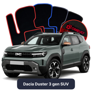 OMEVO Velour Car Mats for Dacia Duster 3 gen SUV (2024-2025)