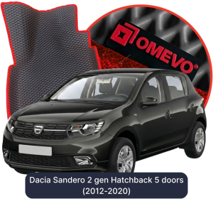 OMEVO 5D Pro EVA Mats for Dacia Sandero 2 gen Hatchback 5 doors (2012-2020)