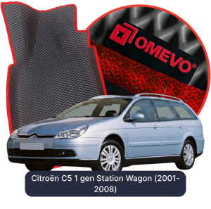 OMEVO 5D Pro EVA Mats for Citroën C5 1 gen Wagon (2001-2008)