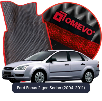 OMEVO EVA car mats for Ford Focus 2 gen Sedan (2004-2011)