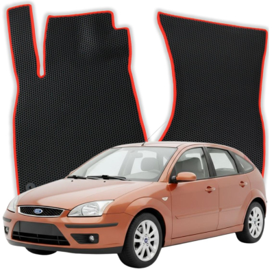 OMEVO EVA car mats for Ford Focus 2 gen Hatchback 5 doors (2004-2011)