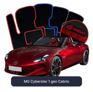 OMEVO Velour Car Mats for MG Cyberster 1 gen Cabrio (2024-2025)