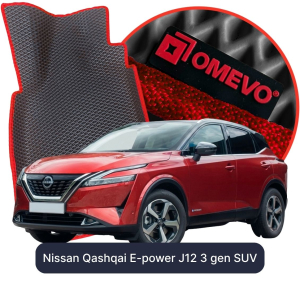 OMEVO 5D Pro EVA Mats for Nissan Qashqai E-power J12 3 gen SUV (2021-2026)