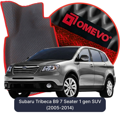 OMEVO EVA car mats for Subaru Tribeca B9 7-seater 1 gen SUV (2005-2014)