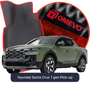 OMEVO 5D Pro EVA Mats for Hyundai Santa Cruz 1 gen Pick-up (2021-2026)