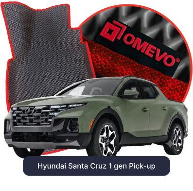 OMEVO EVA car mats for Hyundai Santa Cruz 1 gen Pick-up (2021-2026)