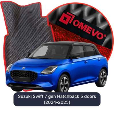OMEVO EVA car mats for Suzuki Swift 7 gen Hatchback 5 doors (2024-2025)