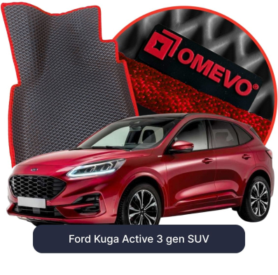 OMEVO EVA car mats for Ford Kuga Active  3 gen SUV (2019-2026)