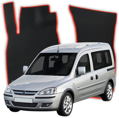 OMEVO EVA car mats for Opel Combo C 5 Seater 2 gen Minivan 5 doors (2001-2011)