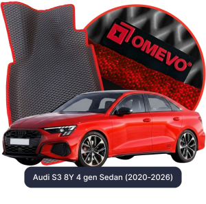 OMEVO 5D Pro EVA Mats for Audi S3 8Y 4 gen Sedan (2020-2026)