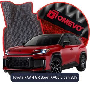 OMEVO 5D Pro EVA Mats for Toyota RAV 4 GR Sport XA60 6 gen SUV (2025-2026)