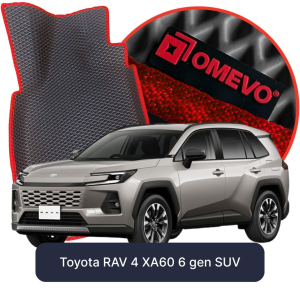 OMEVO 5D Pro EVA Mats for Toyota RAV 4 XA60 6 gen SUV (2025-2026)