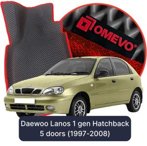 OMEVO 5D Pro EVA Mats for Daewoo Lanos 1 gen Hatchback 5 doors (1997-2008)