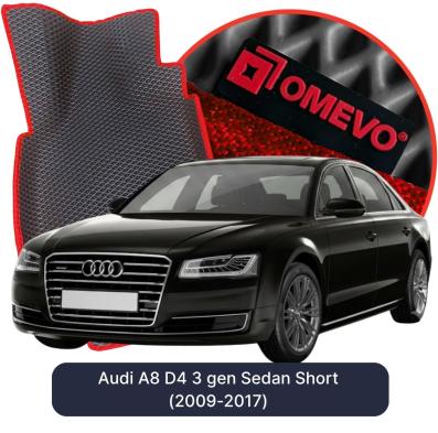OMEVO EVA car mats for Audi A8 D4 3 gen Sedan Short (2009-2017)