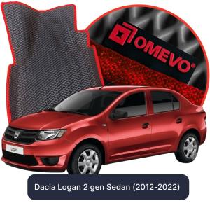 OMEVO 5D Pro EVA Mats for Dacia Logan 2 gen Sedan (2012-2022)