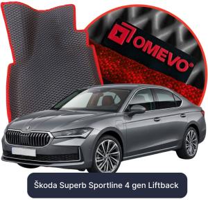 OMEVO 5D Pro EVA Mats for Škoda Superb Sportline 4 gen Liftback (2023-2026)