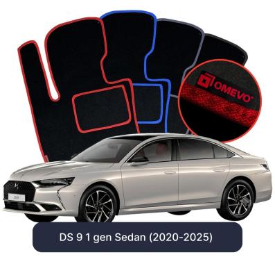 Velour car mats OMEVO for DS 9 1 gen Sedan (2020-2025)