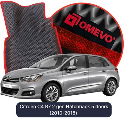 OMEVO EVA car mats for Citroën C4 B7 2 gen Hatchback 5 doors (2010-2018)