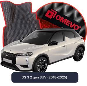 OMEVO 5D Pro EVA Mats for DS 3 2 gen SUV (2018-2025)