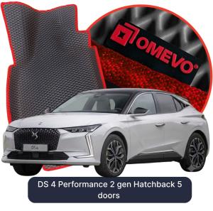 OMEVO 5D Pro EVA Mats for DS 4 Performance 2 gen Hatchback 5 doors (2021-2026)