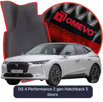 OMEVO EVA car mats for DS 4 Performance 2 gen Hatchback 5 doors (2021-2026)