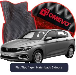 OMEVO 5D Pro EVA Mats for Fiat Tipo 1 gen Hatchback 5 doors (2015-2026)