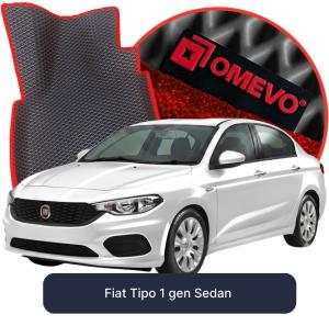 OMEVO 5D Pro EVA Mats for Fiat Tipo 1 gen Sedan (2015-2026)
