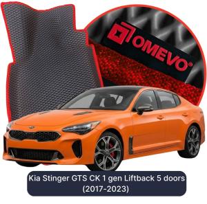 OMEVO 5D Pro EVA Mats for Kia Stinger GTS CK 1 gen Liftback 5 doors (2017-2023)