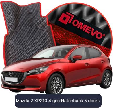 OMEVO EVA car mats for Mazda 2 XP210 4 gen Hatchback 5 doors (2021-2026)