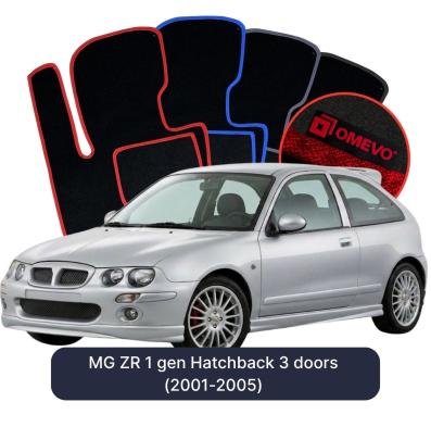 Velour car mats OMEVO for MG ZR 1 gen Hatchback 3 doors (2001-2005)