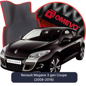 OMEVO 5D Pro EVA Mats for Renault Megane 3 gen Coupe (2008-2016)