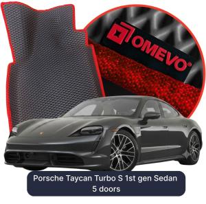 OMEVO 5D Pro EVA Mats for Porsche Taycan Turbo S 1st gen Sedan 5 doors (2019-2026)
