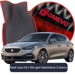 OMEVO 5D Pro EVA Mats for Seat Leon KL1 4th gen Hatchback 5 doors (2020-2026)