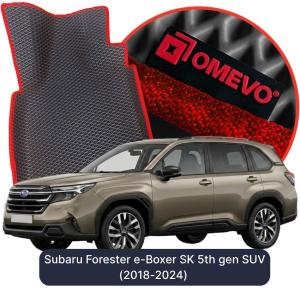 OMEVO 5D Pro EVA Mats for Subaru Forester e-Boxer SK 5th gen SUV (2018-2024)