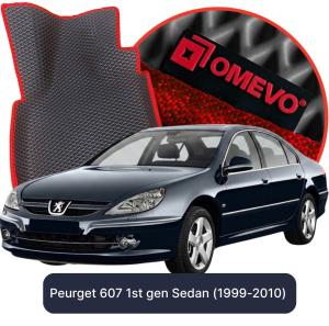 OMEVO 5D Pro EVA Mats for Peurget 607 1st gen Sedan (1999-2010)