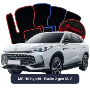 OMEVO Velour Car Mats for MG HS Hybrid+ Excite 2 gen SUV (2024-2025)