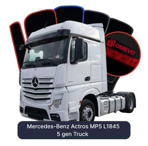 OMEVO Velour Car Mats for Mercedes-Benz Actros MP5 L1845 5 gen Truck (2019-2025)
