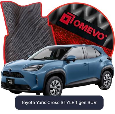 OMEVO EVA car mats for Toyota Yaris Cross STYLE 1 gen SUV (2020-2026)