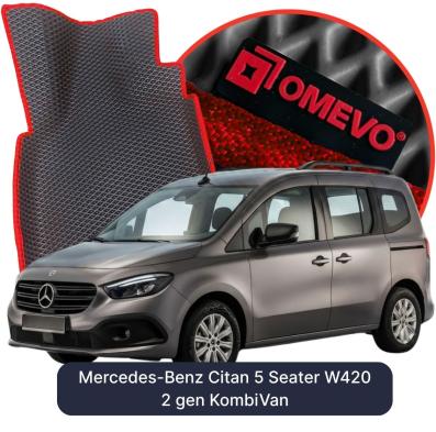 OMEVO EVA car mats for Mercedes-Benz Citan 5 Seater W420 2 gen KombiVan (2021-2026)
