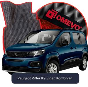 OMEVO 5D Pro EVA Mats for Peugeot Rifter K9 3 gen KombiVan (2018-2026)