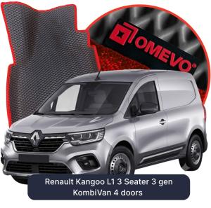 OMEVO 5D Pro EVA Mats for Renault Kangoo L1 3 Seater 3 gen KombiVan 4 doors (2021-2026)